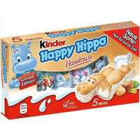 Печенье Kinder Happy Hippo Huzelnut  с фундуком 104 г