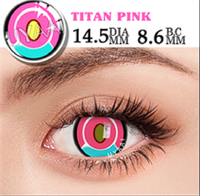 Линзы Розовые Titan Pink BYS46-7