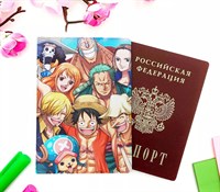 Обложка на паспорт One Piece (Ван Пис) Все персонажи 01