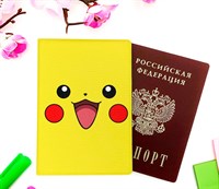 Обложка на паспорт Покемоны Пикачу 01