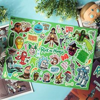 Стикеры А4 PACK RICK AND MORTY 2